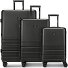  Hanoi 4 wheels Suitcase set 3-piece Expandable Variant black