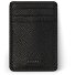 Leather Essentials credit card holder RFID leather 7 cm with money clip Variant all black Leather Essentials credit card holder RFID leather 7 cm with money clip Variant all black