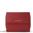  Bologna Leather Zip-Around Wallet, Leather, 12 cm Variant red