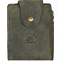  Vintage neck pouch leather 11 cm Variant oliv