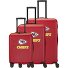  travelite x NFL 4 wheels Suitcase set 3-piece Expandable Variant kansas city chiefs
