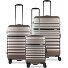  Corium 4-wheel suitcase set 3 pcs. Variant rose