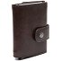 Varrano Wallet RFID protection Leather 7 cm Variant brown  Varrano Wallet RFID protection Leather 7 cm Variant brown