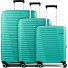  Roadrush 4 wheels Suitcase set 3-piece Expandable Variant aqua turquoise