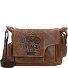  Vintage Cafe Racer Messenger Leather 39 cm Variant braun