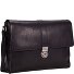  Bergamo Messenger leather 38 cm laptop compartment Variant schwarz