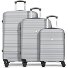 Paradise 4 wheels Suitcase set 3-piece Variant silver Paradise 4 wheels Suitcase set 3-piece Variant silver