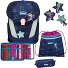  Sunny II Lightweight school bag set 4pcs. Variant blue star