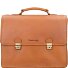  Briefcase RFID protection Genuine Leather 40 cm Laptop compartment Variant braun
