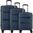  Travel Line 4300 4 wheels Suitcase set 3-piece Variant dunkelblau