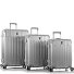  Xtrak 4 wheels Suitcase set 3-piece with expansion pleat Variant silver