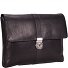  Bergamo briefcase leather 37 cm laptop compartment Variant schwarz