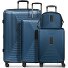  Essentials 14 4-wheel suitcase set + beauty case 4 pcs. with stretch fold Variant dark blue metallic