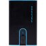 Black Square Credit card case RFID protection Leather 6 cm Variant black Black Square Credit card case RFID protection Leather 6 cm Variant black