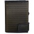  Credit card holder RFID leather 7 cm Variant schwarz-gelb