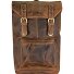  Vintage retro backpack leather 42 cm Variant braun