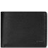  Leather Essentials QF wallet RFID leather 12 cm fold-out with zipper compartment Variant all black