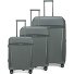  Zeleste 4 wheels Suitcase set 3-piece Variant ghostgrey