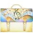  Art+Craft briefcase leather 41 cm laptop compartment Variant handbemalt