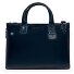  Blue Square Shopper Bag Leather 38 cm Laptop compartment with expansion pleat Variant blue