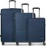  Dallas 3.0 4-wheel suitcase set 3-piece with expansion fold Variant dark blue