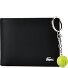  Wallet RFID protection Leather 11 cm Gift box Variant noir kr ball jaune fluo