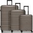  Essentials 11 4 wheels Suitcase set 3-piece with expansion pleat Variant taupe