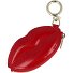  Fashion bag tag leather 12 cm Variant lipstick red