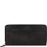  Destressed Wallet RFID protection Leather 19 cm Variant silver grey
