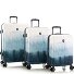 Black Camo 4 wheels Suitcase set 3-piece with expansion pleat Variant blue