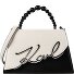  Signature 2.0 Handbag Genuine Leather 25 cm Variant black-white