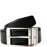  Reversible belt Leather Variant black-mocca | individuell kürzbar