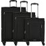  Avantour 4 wheels Suitcase set 3-piece with expansion pleat Variant black