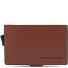  Blue Square credit card case RFID leather 7 cm Variant cuoio tabacco