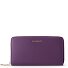  Bologna Leather XL Zip-Around Wallet Leather 19 cm Variant purple
