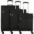  Rampup 4 wheels Suitcase set 3-piece Variant black
