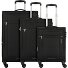 Rampup 4 wheels Suitcase set 3-piece Variant black