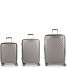  Queens 4 wheels Suitcase set 3-piece with expansion pleat Variant champagne