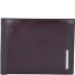  Blue Square wallet leather 12.5 cm Variant mahagoniebraun