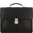  Bergamo briefcase leather 38 cm laptop compartment Variant schwarz