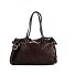  Carolina Shoulder Bag Genuine Leather 38 cm Variant moro