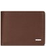  Leather Essentials QF wallet RFID leather 12 cm fold-out with zipper compartment Variant cognac