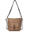  Urban Poets Baily Shoulder Bag Genuine Leather 35 cm Variant spicy ginger