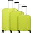  Burano 4 wheels Suitcase set 3-piece with expansion pleat Variant apple green
