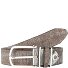  Fashion Basics Cuno belt leather Variant silbermetallic | 100 cm
