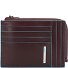  Blue Square Credit card case RFID protection Genuine Leather 12 cm Gift box Variant mahogany