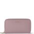  Bologna Leather XL Double Zip-Around Wallet RFID Leather 20 cm Variant rose