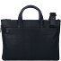  Black Square briefcase leather 42 cm laptop compartment Variant nero