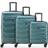  Meteor 4 wheels Suitcase set 3-piece Expandable Variant petrol