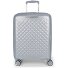 Queens 4 wheels Cabin trolley S 54 cm with expansion pleat Variant plata Queens 4 wheels Cabin trolley S 54 cm with expansion pleat Variant plata